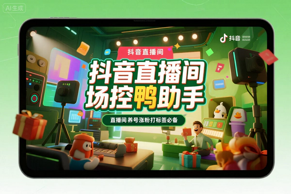 抖音直播场控鸭助手：高效互动，轻松养号涨粉的必备工具