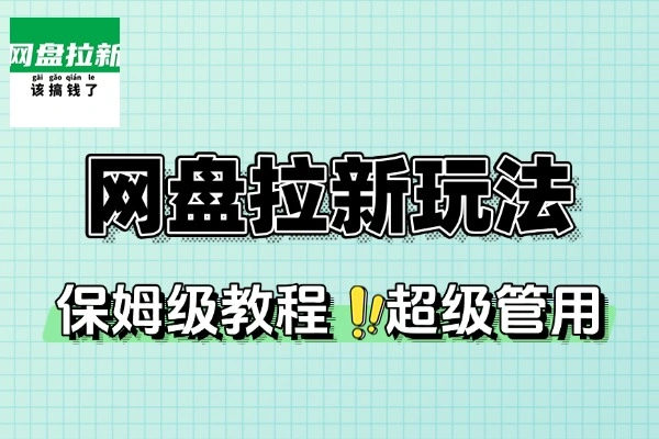 网盘拉新私域全攻略：小白轻松上手，日赚千元实战教程