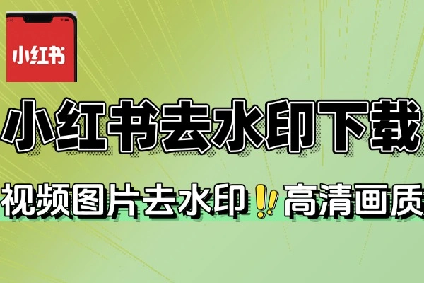 小红书去水印下载器：免费在线，一键高清保存无水印内容