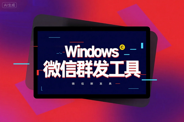 免费开源，安全高效的Windows微信群发工具