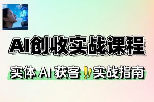 2025 AI 创收实战课程：实体从业者借 AI 提升获客变现力