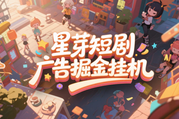 星芽短剧全自动广告挂机，单机日入10+，高效防封稳盈利