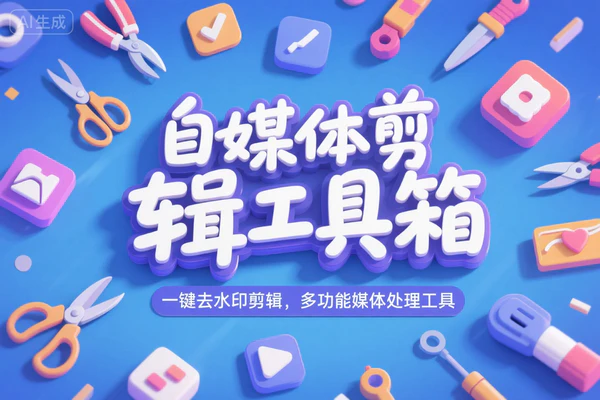 自媒体工具箱：FFmpeg一键去水印剪辑，小白0基础高效出片