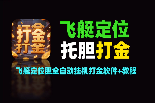 飞艇定位挂机脚本：托胆打金90%高胜率揭秘，一键全自动挂机打金教程（单号50+）