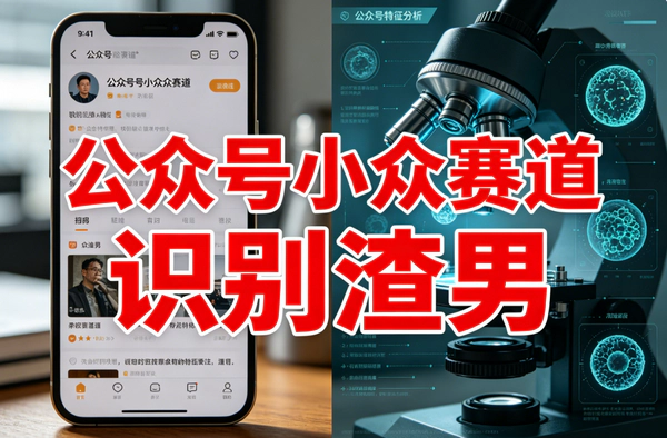 公众号暴利赛道：教女生识别渣男的AI爆款生产与一稿多用实操