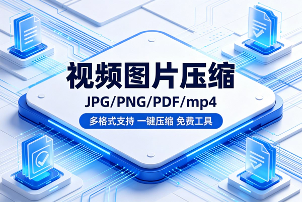 视频图片压缩软件免费下载_MP4/JPG/PNG/PDF批量压缩工具_支持Win7/Win10/Win11