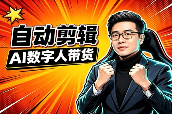 自媒体数字人带货视频低成本方案:剪辑混剪技巧,矩阵号日更不烧AI钱