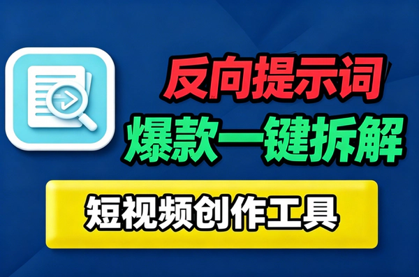 爆款视频提示词怎么写_AI反向生成教程零基础快速出片涨粉变现