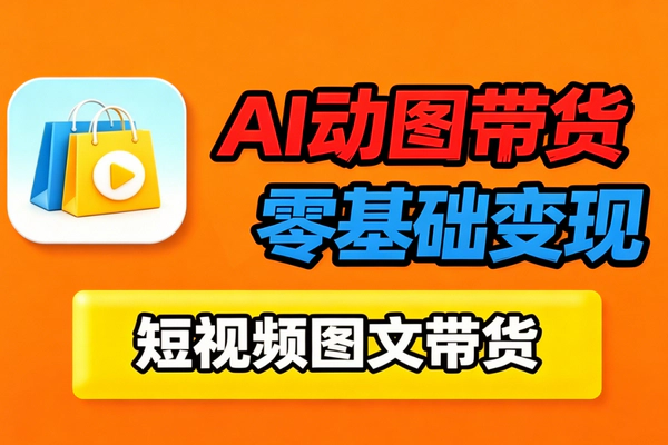 2026短视频带货新风口_AI动图图文带货零基础全平台变现实操教程