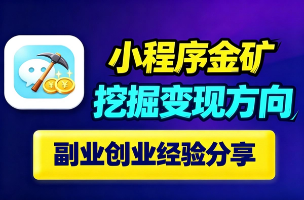 微信小程序蓝海挖掘指南_功能单一场景清晰无头部产品三步找到赚钱方向