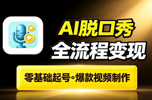 AI脱口秀视频制作涨粉变现_零基础人物设定三视图Lovart出片起号一条龙