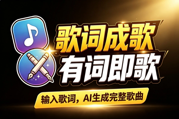 AI歌词生成完整歌曲_零门槛人声伴奏商用一键出歌
