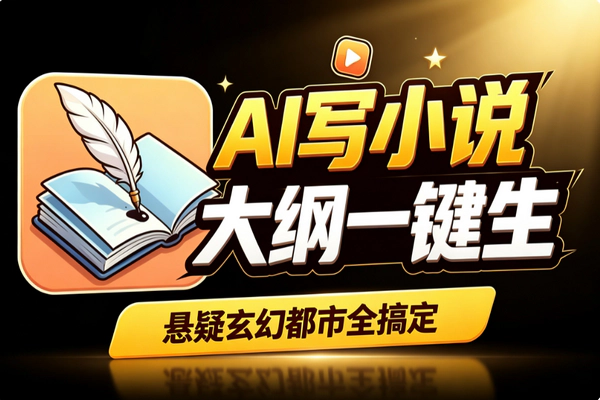 8M轻量AI写小说工具：网文大纲章节一键生成不挑电脑