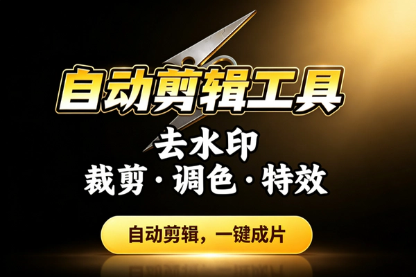 矩阵号后期神器:批量去水印裁剪调色一键搞定免逐条操作