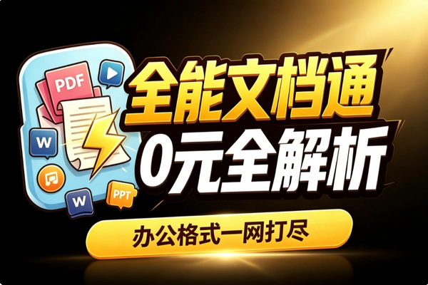 免费全能文档解析：办公格式一键转换