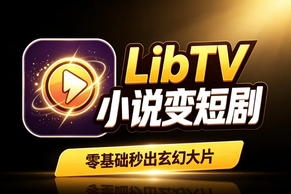 LibTV AI小说转玄幻短剧：零基础批量出片实战指南
