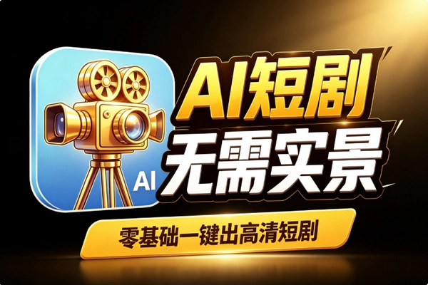 AI零基础拍真人短剧：一天出片保姆级教程