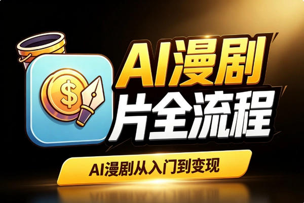 AI漫剧零出镜变现:小说转短视频全链路实操