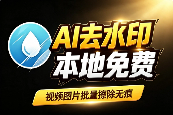 开源免费本地AI去水印：视频图片批量无痕擦除
