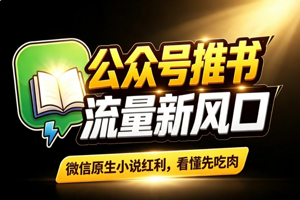 公众号推小说风口:微信原生流量CPS付费阅读新红利