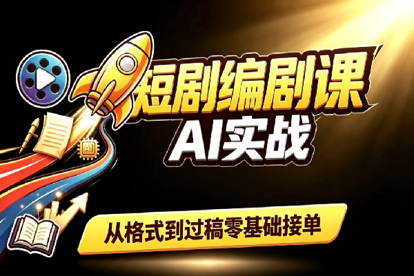 短剧AI编剧从零接单：网文改编过稿降退稿率全链路