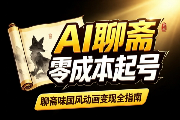 豆包免费做聊斋国风动漫：AI提示词复用起号变现全流程