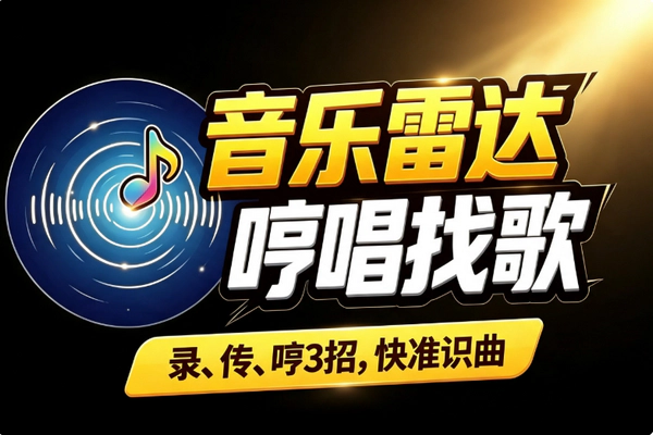 听歌识曲神器音乐雷达:哼唱录音上传秒查歌名