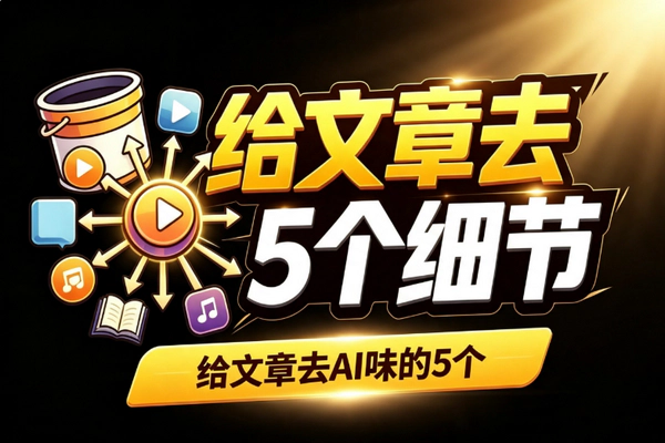 告别AI机器感写出真人味：五步细节优化提升停留互动率