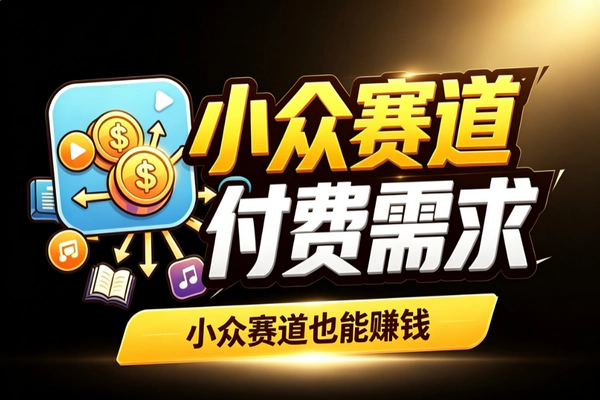 小众赛道赚钱：冷门副业项目也能变现的实操思路
