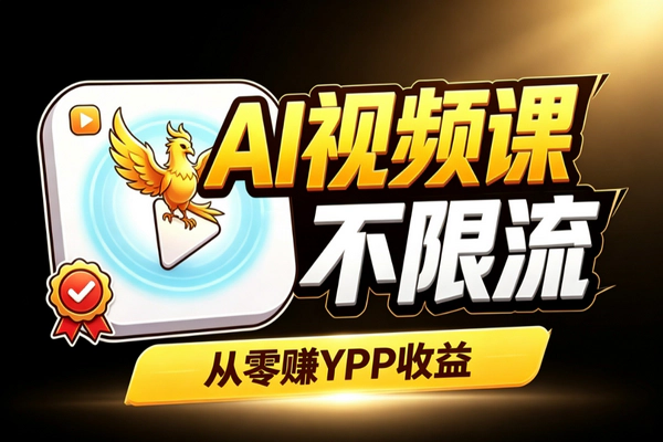 YouTube AI视频赚YPP收益：从零搭建到限流破解全流程