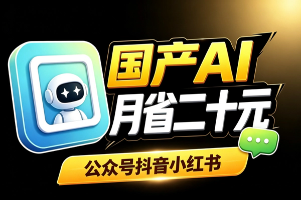 国产AI内容创作月产61条：不到20元三平台零门槛实操