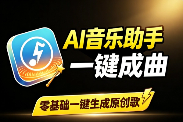 AI音乐创作工具一键生成原创歌曲：零乐理多曲风全设备兼容高效出片