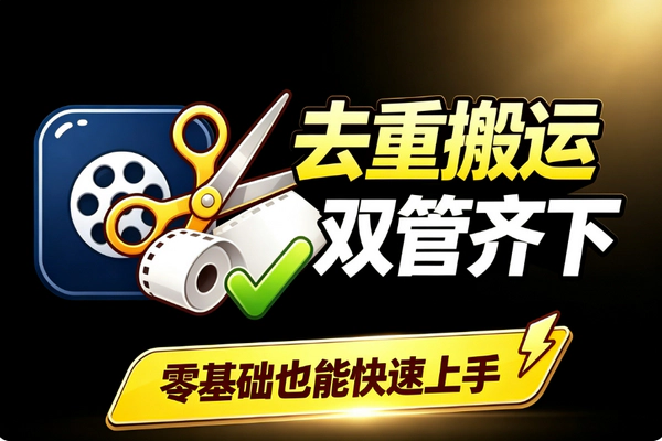 短视频去重搬运实操：手动手法CR工具参数导入模板套用新手快速过审