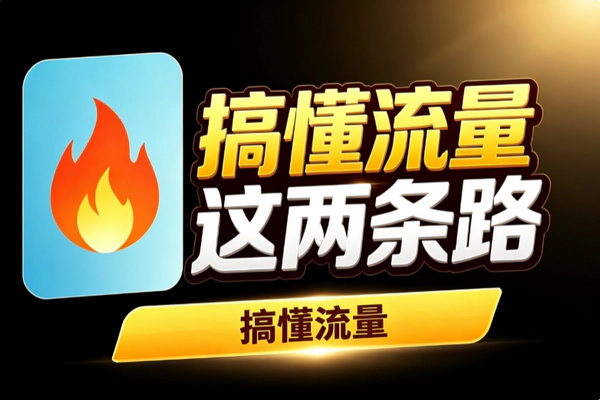 流量两条路搜索推荐实操：关键词布局精准引流算法数据反馈SEO技巧
