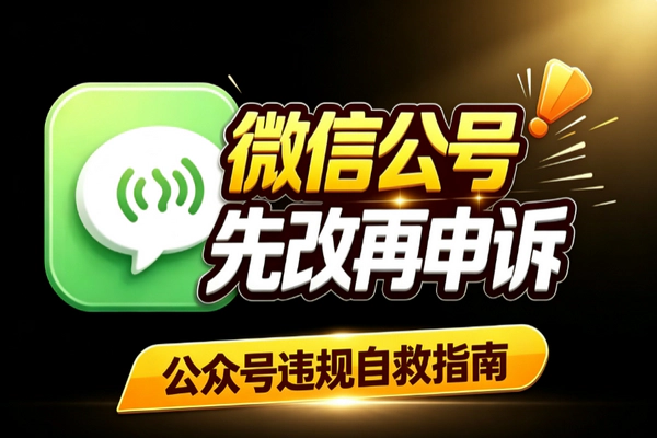 公众号违规申诉恢复方法 低创作公序良俗违规补救技巧