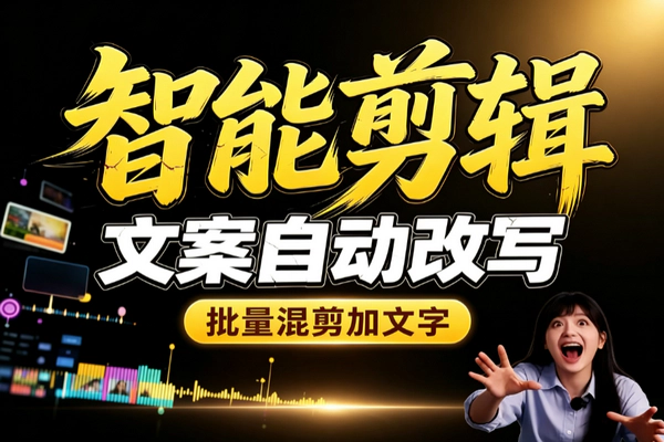 批量剪辑AI文字改写教程 小咖剪辑对接硅基流动视频文案去重方法