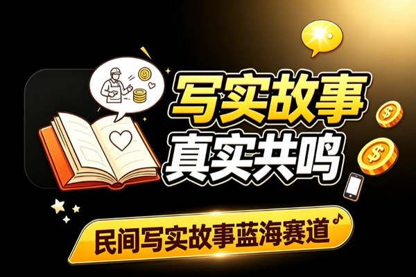 民间写实故事号怎么做 公众号普通人真实生活流量主蓝海赛道解析