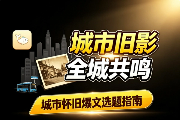 城市怀旧老照片爆文玩法 怀旧号选题技巧及标题公式解析