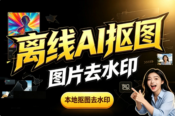 静图盒子使用教程 本地离线免费AI抠图去水印工具操作指南