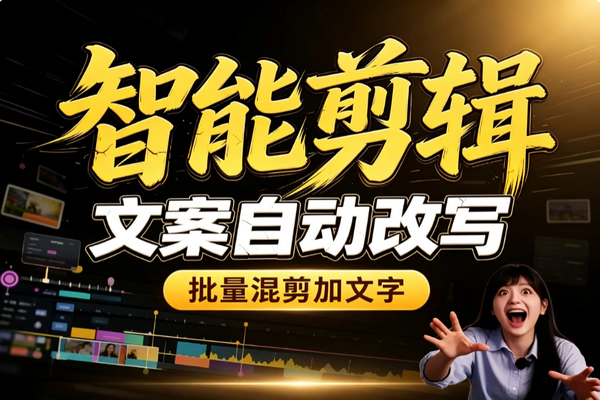 养生短视频批量制作实操教程 剪映动态贴纸+批量剪辑工具一键出片