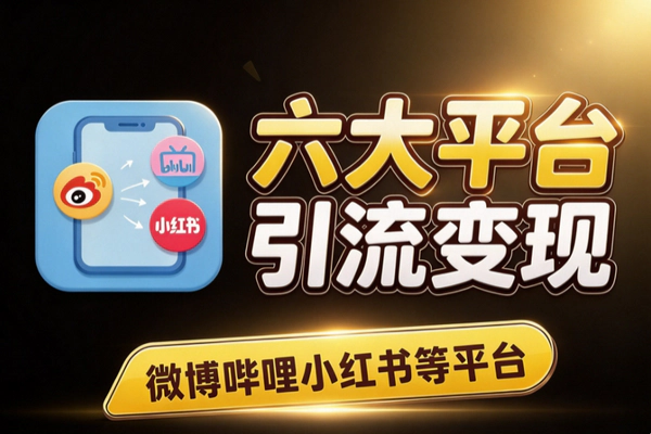 微博B站小红书抖音知乎微信怎么引流变现?六大平台玩法思路全解析