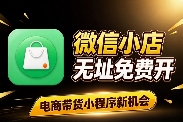 没有实体地址也能免费开个体工商户？微信小店新政策解读