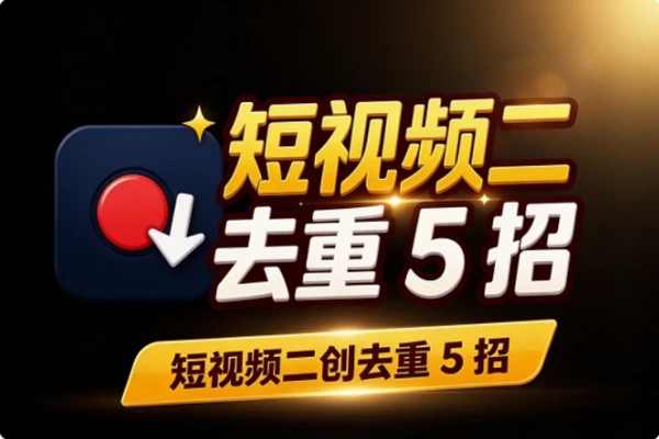 短视频二创去重5招：剪映零基础多维度批量过审实用技巧