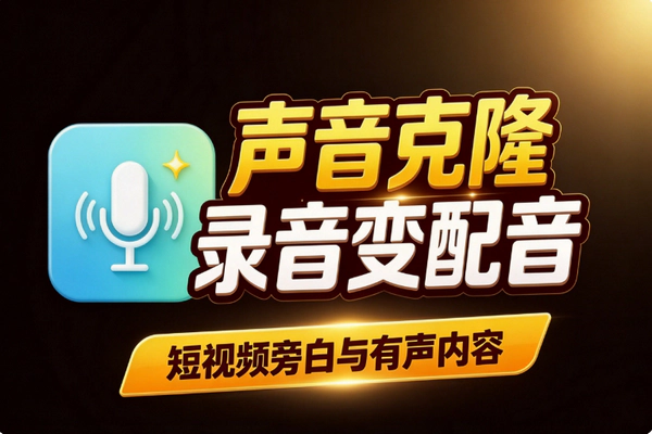 声音克隆工具怎么用？录10-30秒音频，文字秒变你的专属配音