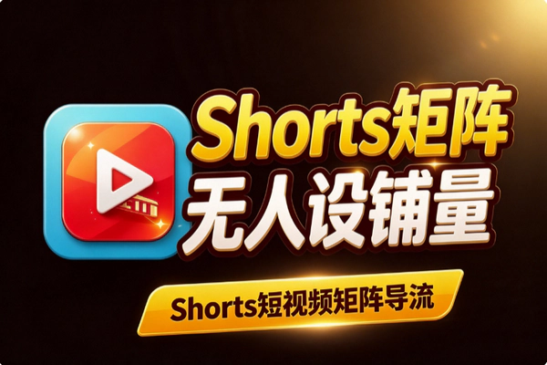 YouTube Shorts矩阵玩法：无人设批量做号，低成本铺量跑流量