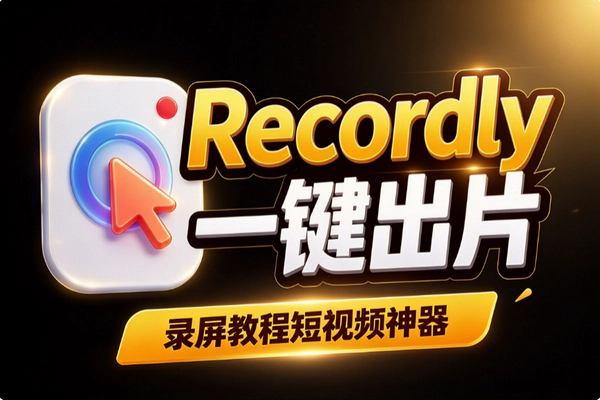 Recordly免费录屏工具怎么用？自动缩放+光标美化，Screen Studio平替