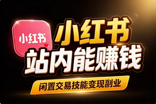 小红书站内交易功能上线：普通人的二手交易与技能变现新风口