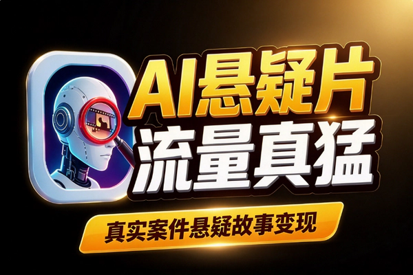 AI犯罪悬疑视频怎么做？20条作品涨粉53万的爆款玩法拆解